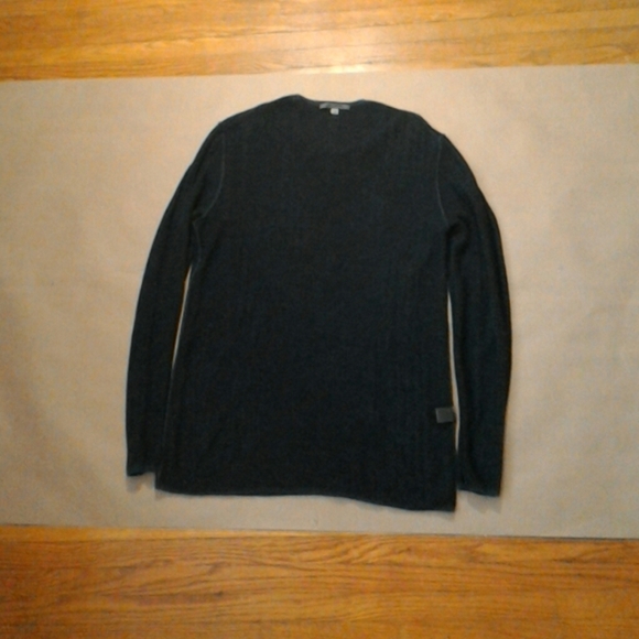 John Varvatos Linen-Blend Sweater Crewneck Rib-knit cuffs and bottom NWOT 09/24 - Picture 9 of 11